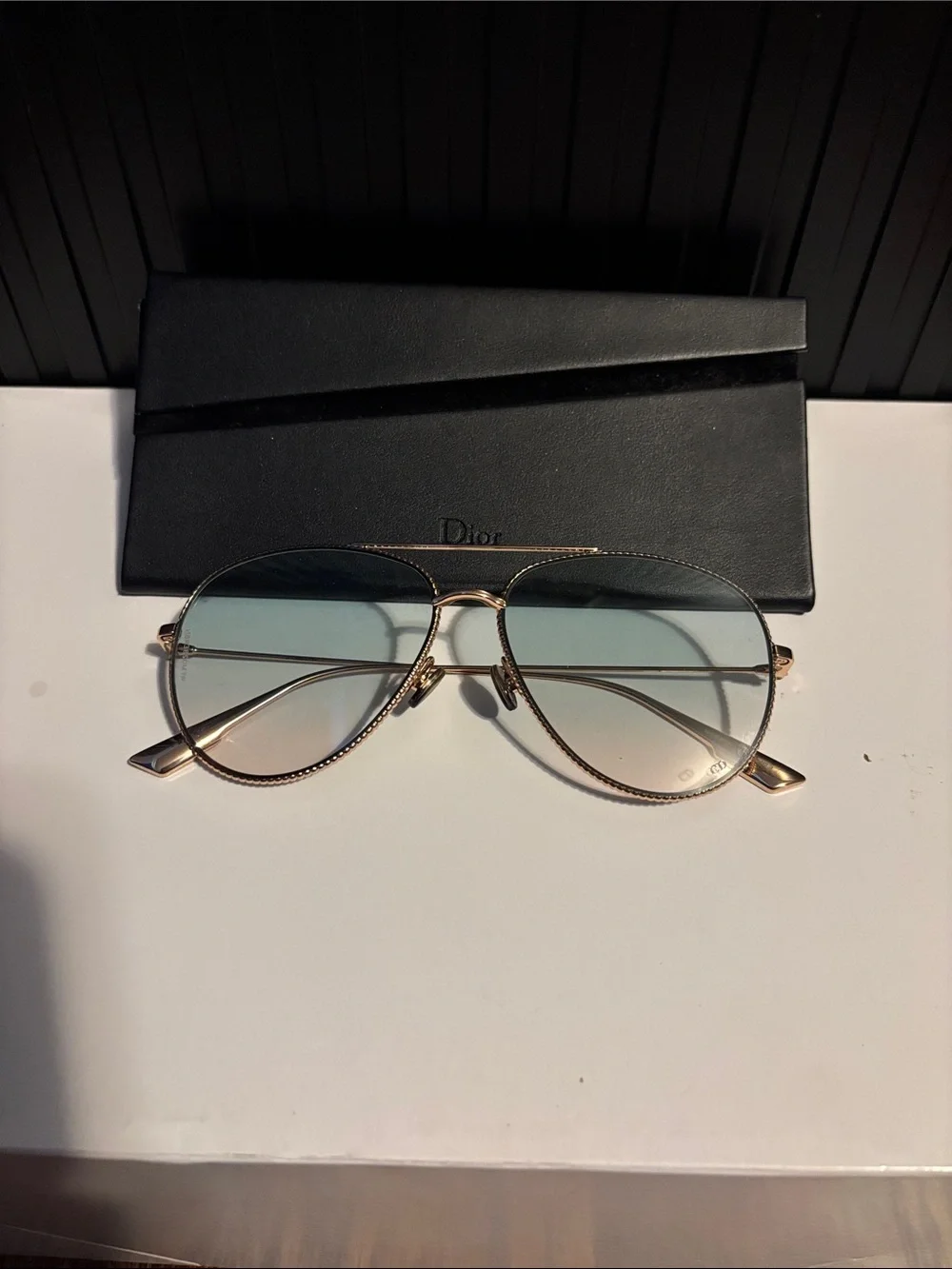 Women’s Dior Gold Frame Sunglasses (DDBJP 145)